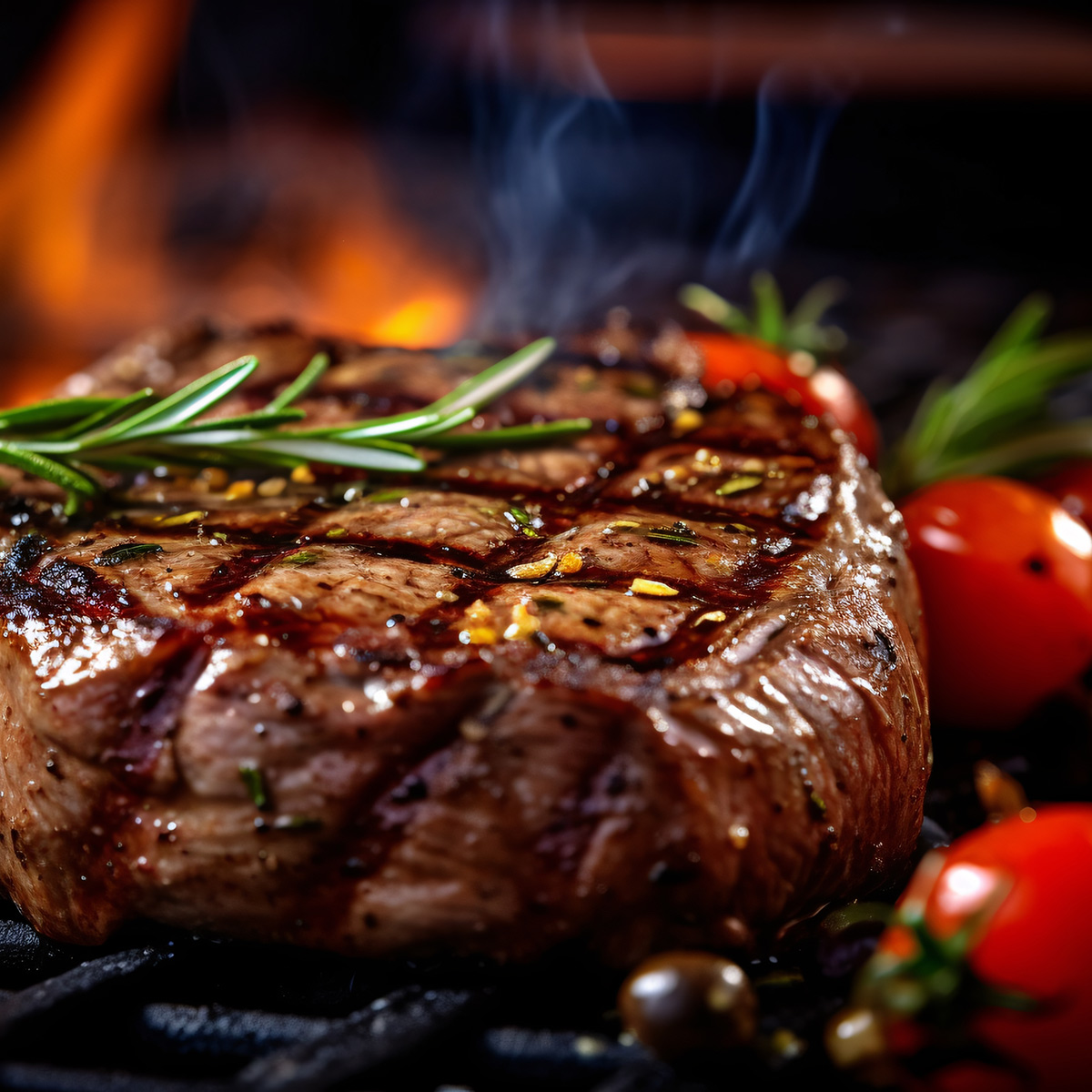 Grillat kött